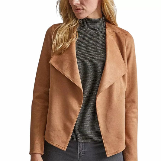 Amanda Brown Suede Leather Jacket